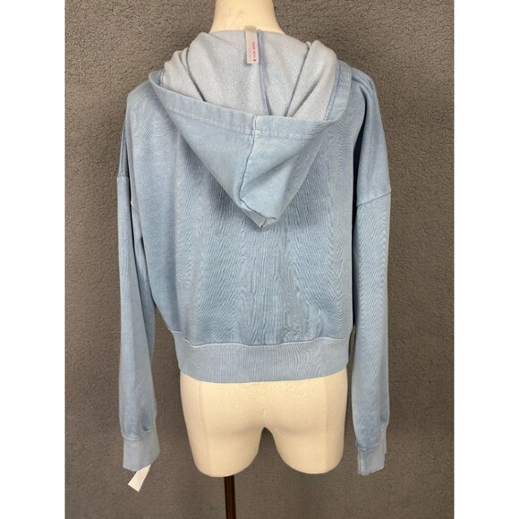 Roxy Juniors' Embroidered Sahara Vibes Zip-Up Hoodie Size Small Blue NWT's - Picture 5 of 8